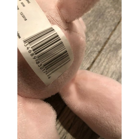 KellyToy Pink Elephant Baby Rattle Stuffed Plush Toy Animal 12" Clip‎ On Carry - Picture 6 of 8